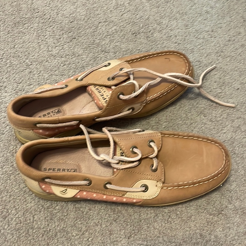 Pink Polkadot Sperries